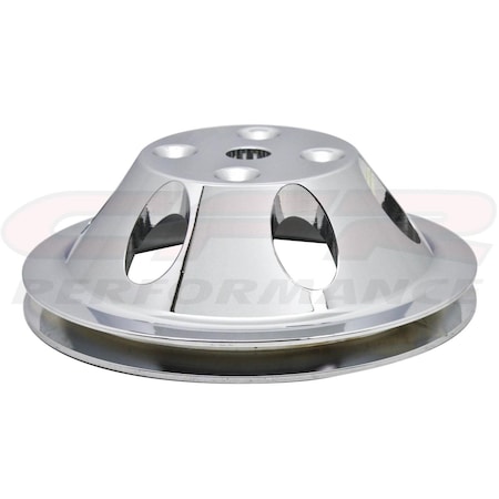 Olympian Athlete HZ-9481-POL Chevy Small Block Aluminum Polished Crank Pulley - 2 Groove OL207042